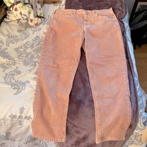 American Eagle, size 10, pink corduroy pants